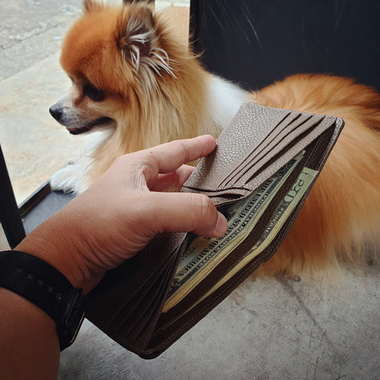 Fine Leather Wallet Pattern.