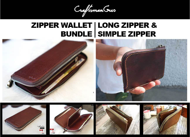 Bundle: Zipper Wallet Pattern