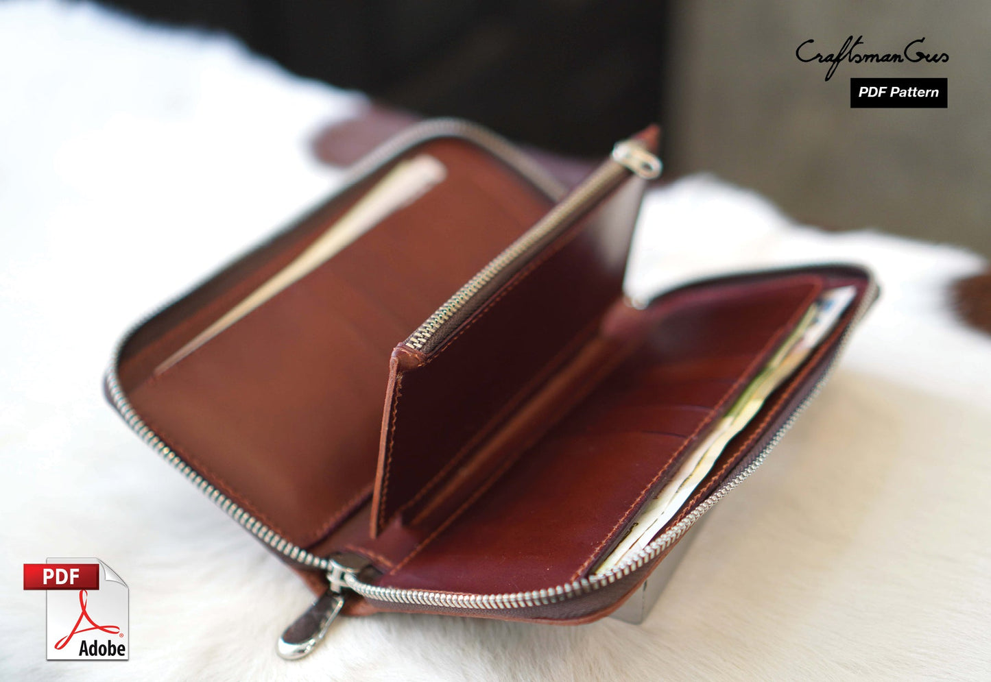 Bundle: Zipper Wallet Pattern