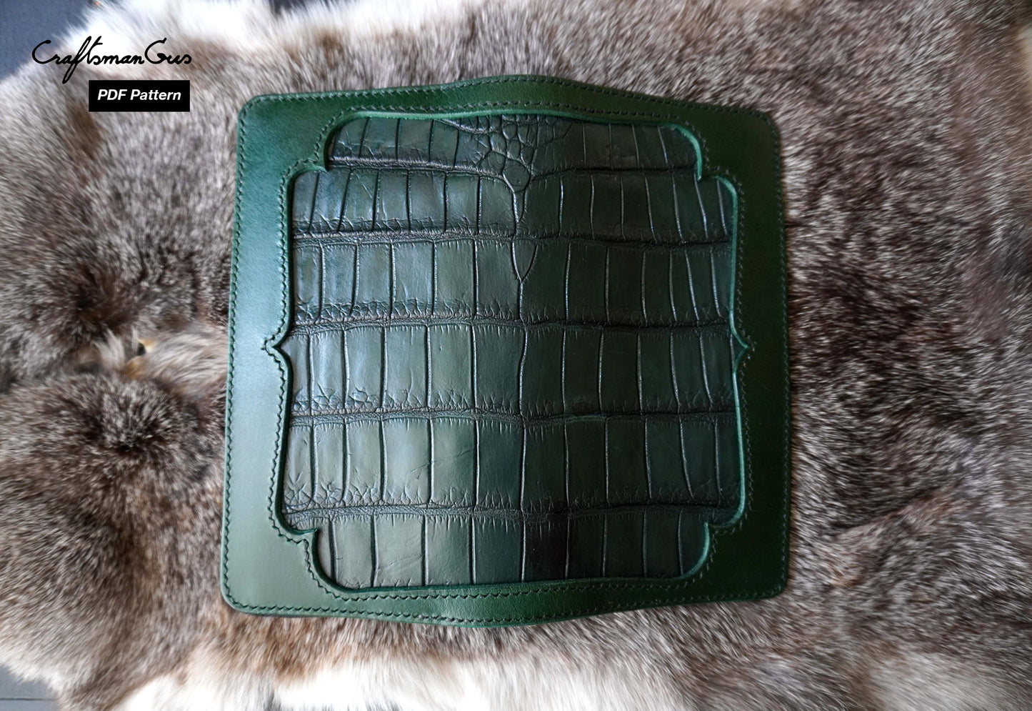 Continental Zipper Wallet Pattern