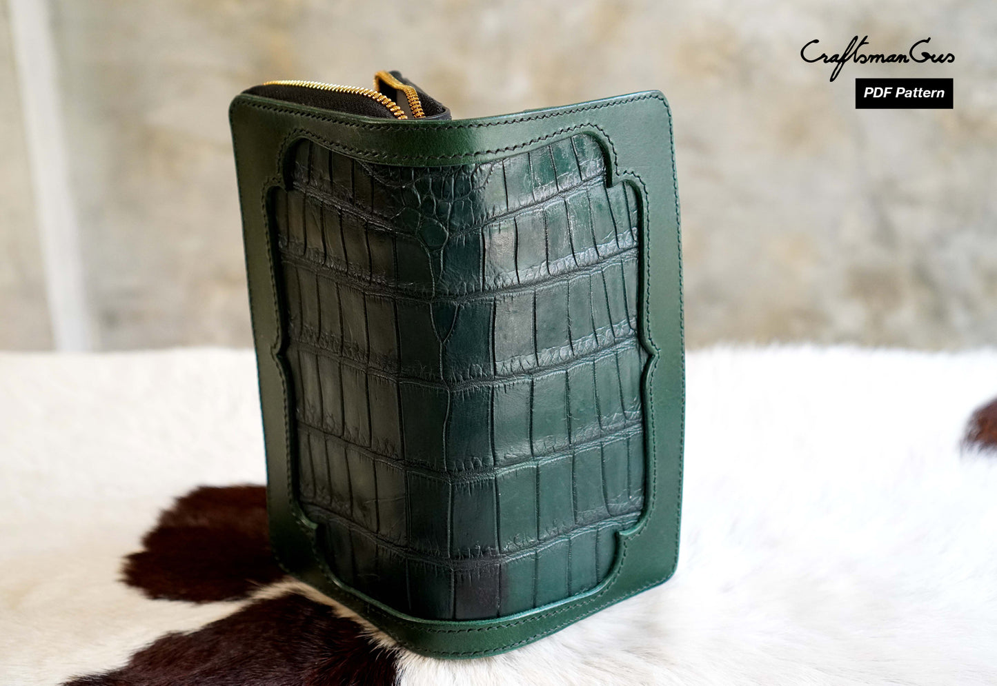 Continental Zipper Wallet Pattern