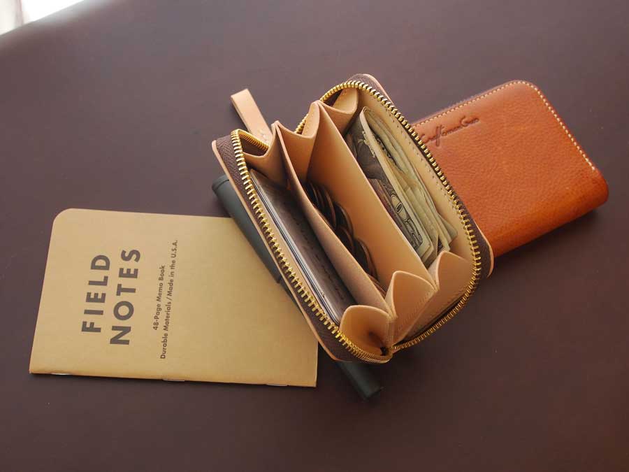 Leather Card Zipper Wallet Pattern