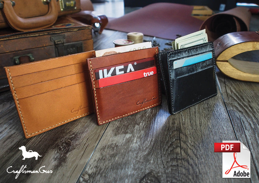 Leather Card Wallet Pattern