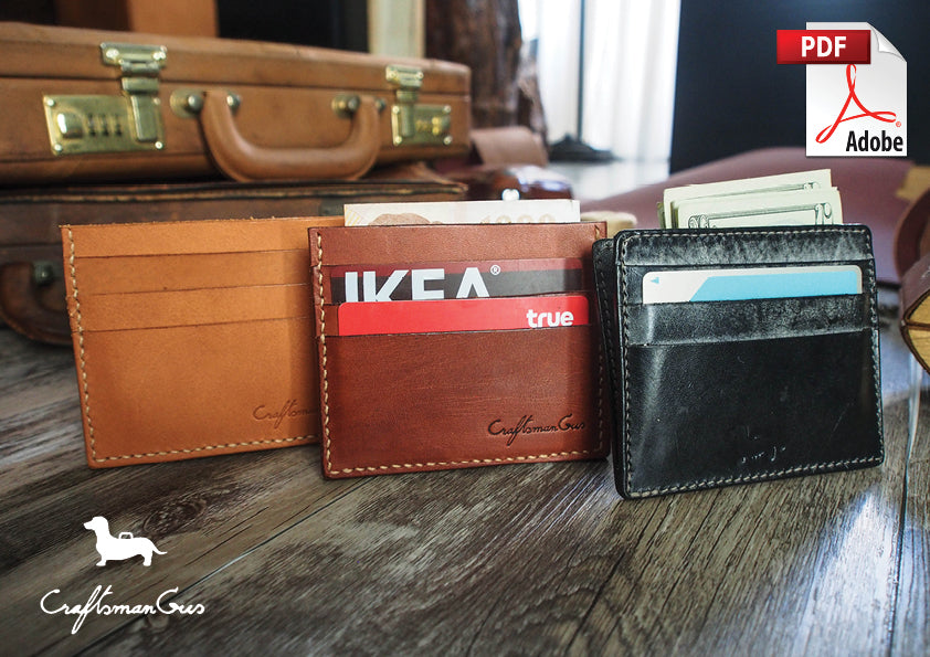 Leather Card Wallet Pattern