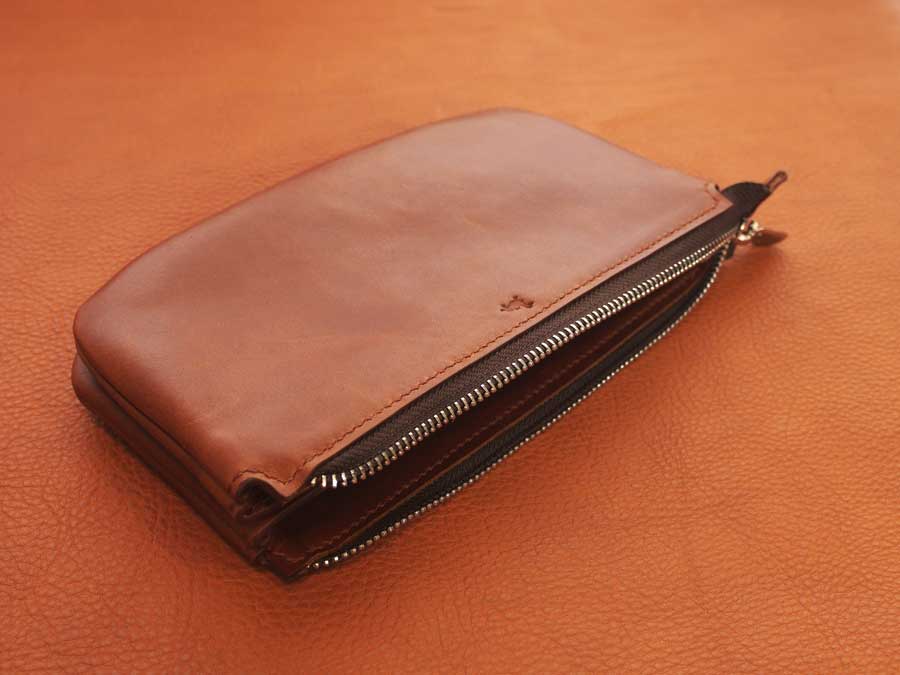 Leather Double Pocket Clutch Pattern