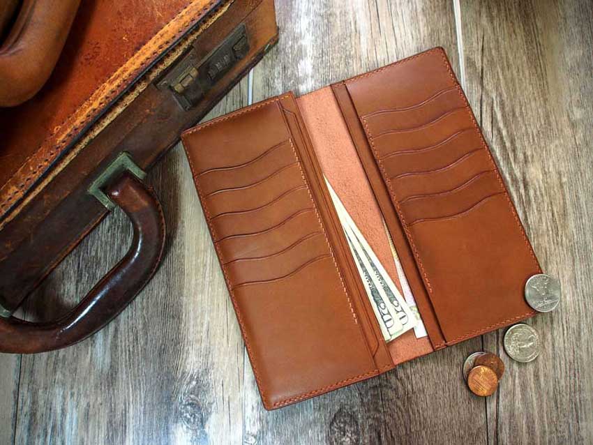 Leather Long Wallet Pattern