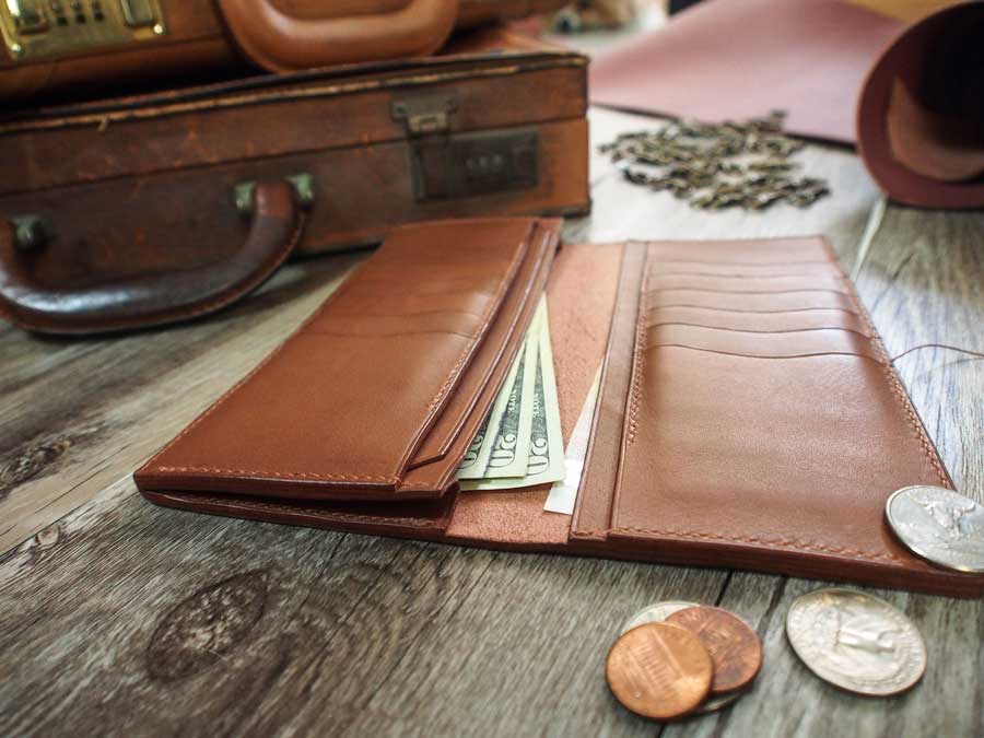 Leather Long Wallet Pattern