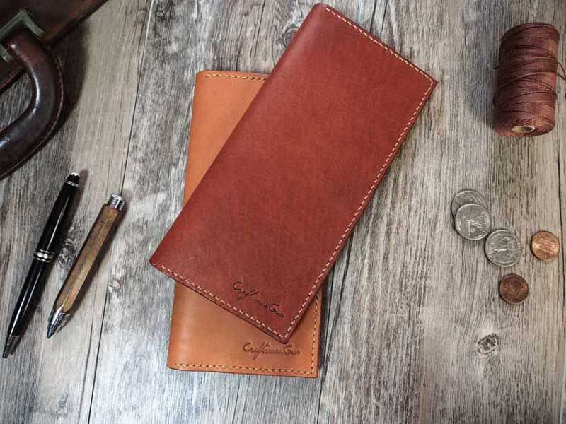 Leather Long Wallet Pattern