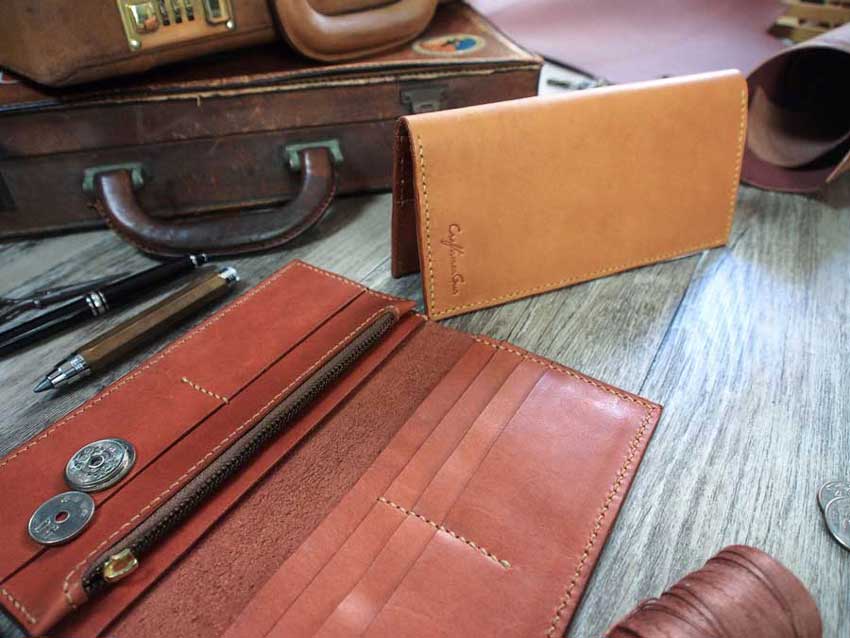 Leather Long Wallet Pattern