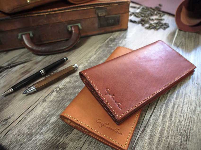 Leather Long Wallet Pattern
