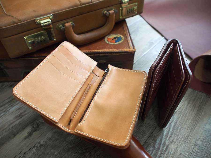 Leather Middle Wallet Pattern