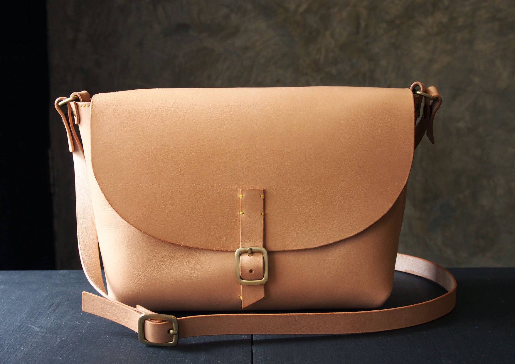 Small Messenger Bag Pattern – Leather Bag Pattern - Main Image