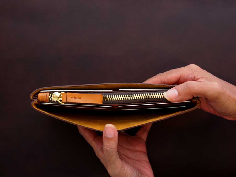 Leather Minimal Wallet Pattern