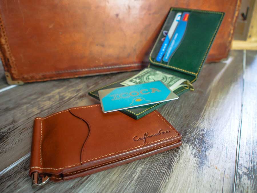 Leather Money Clip Wallet Pattern