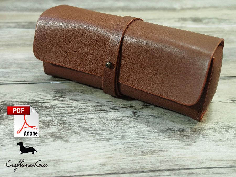 Leather Eye Glasses/ Pen Bag Pattern