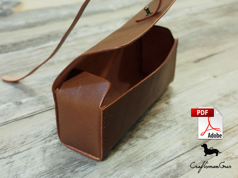 Leather Eye Glasses/ Pen Bag Pattern