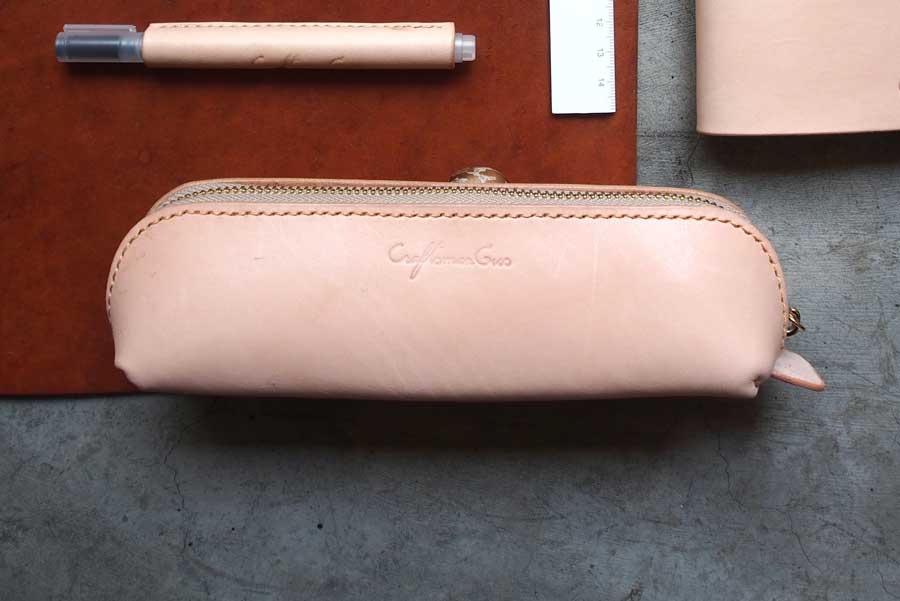 Leather Pen Zipper Bag Pattern