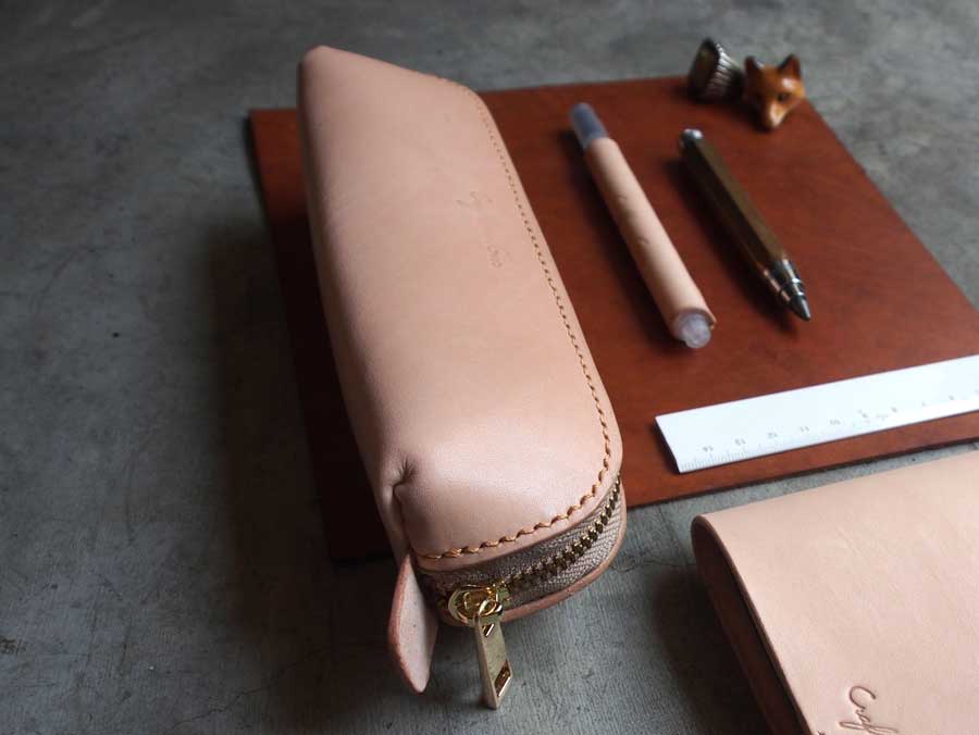 Leather Pen Zipper Bag Pattern