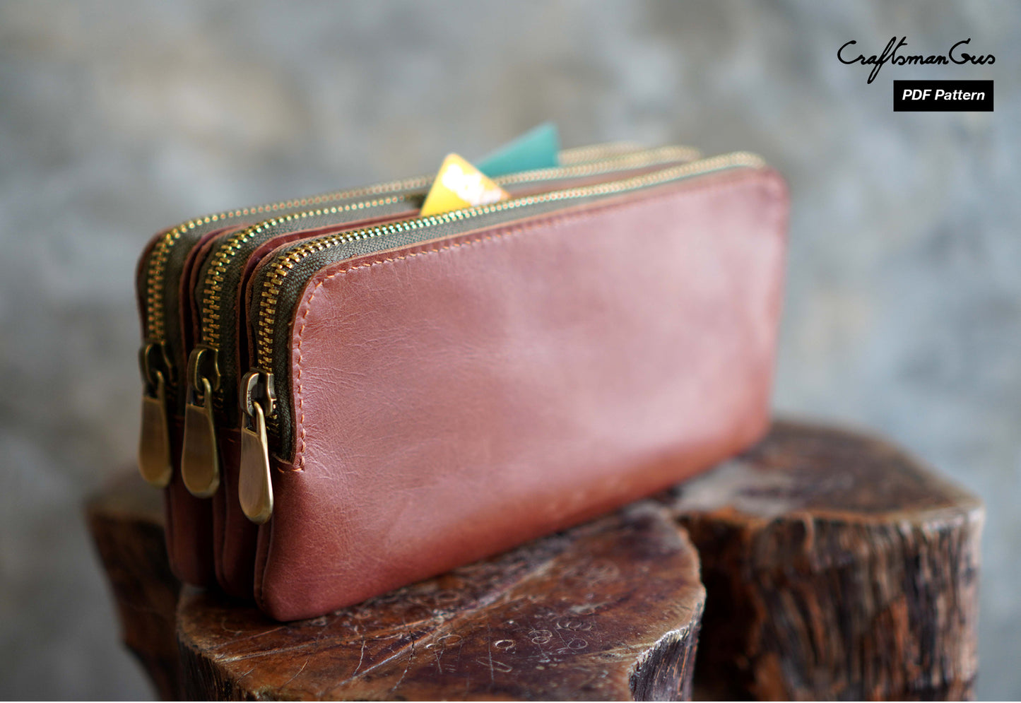 Triple Zipper Pouch Pattern