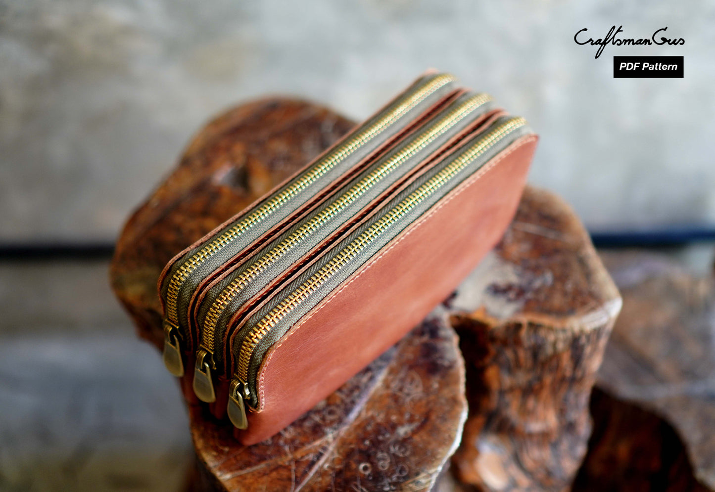 Triple Zipper Pouch Pattern