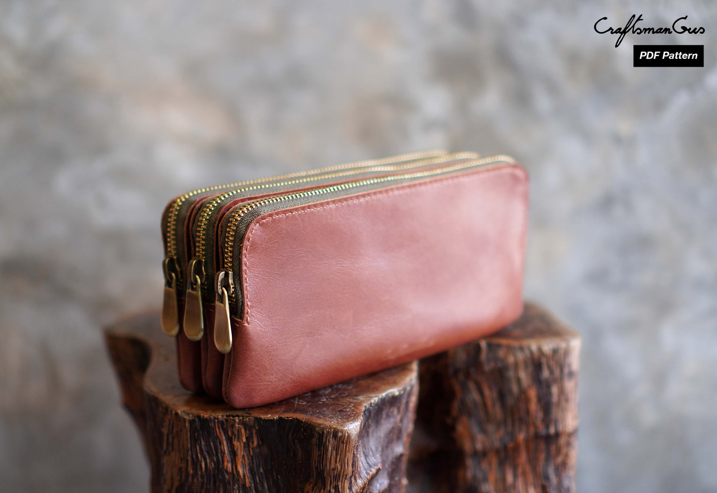 Triple Zipper Pouch Pattern