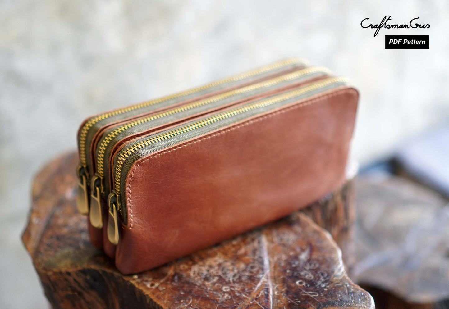 Triple Zipper Pouch Pattern