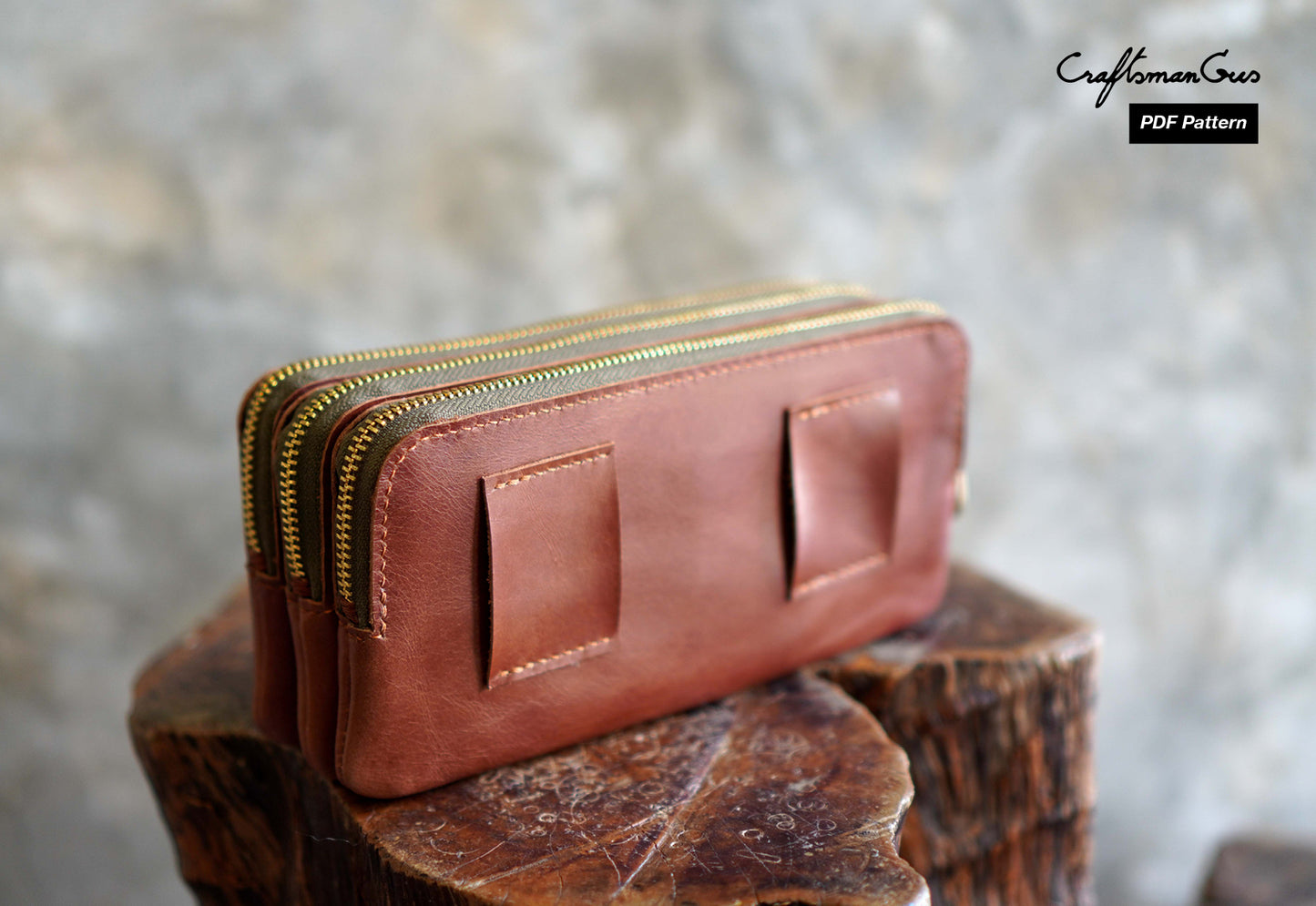 Triple Zipper Pouch Pattern