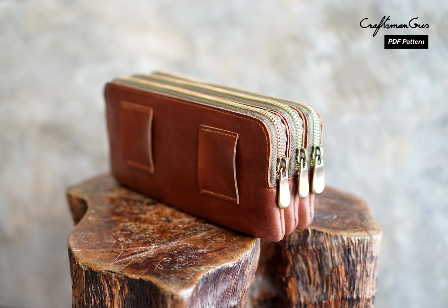 Triple Zipper Pouch Pattern