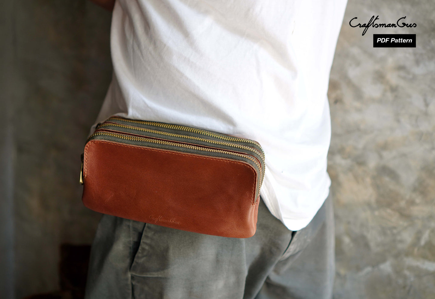 Triple Zipper Pouch Pattern