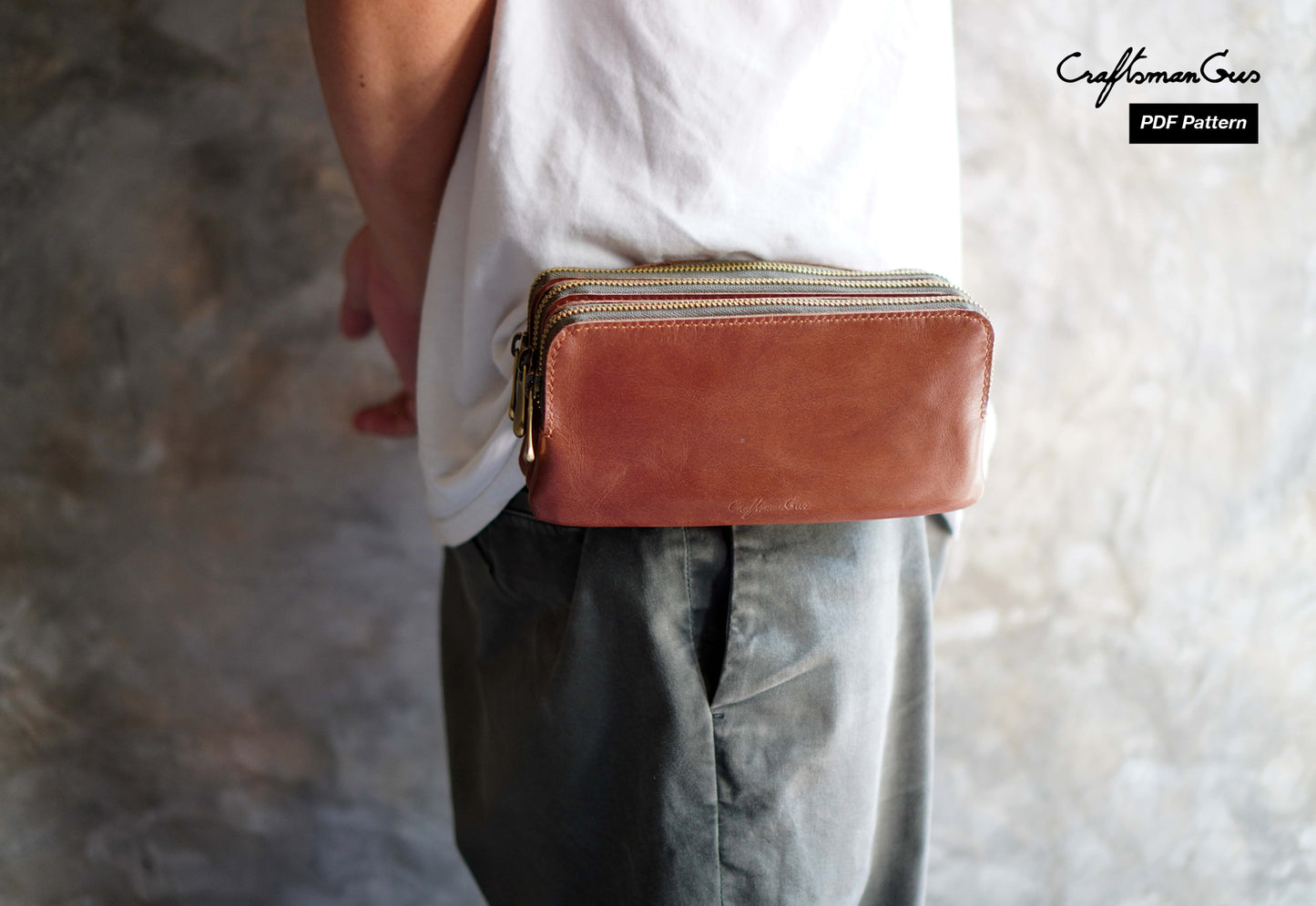 Triple Zipper Pouch Pattern