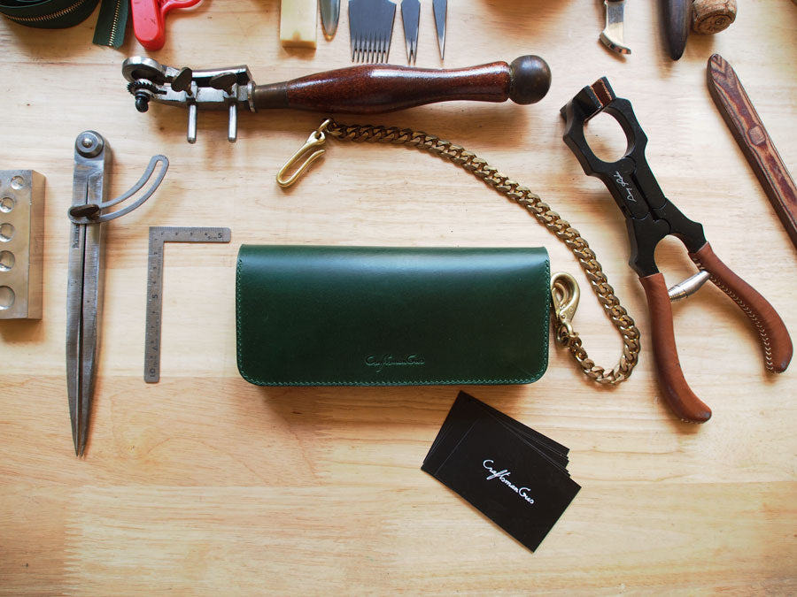 Leather Long Trucker Wallet Pattern