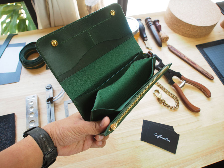 Leather Long Trucker Wallet Pattern