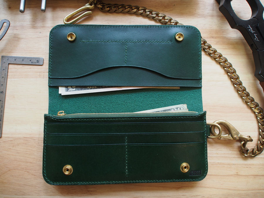 Leather Long Trucker Wallet Pattern