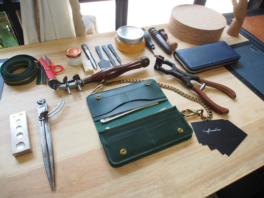 Leather Long Trucker Wallet Pattern
