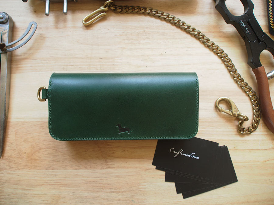 Leather Long Trucker Wallet Pattern