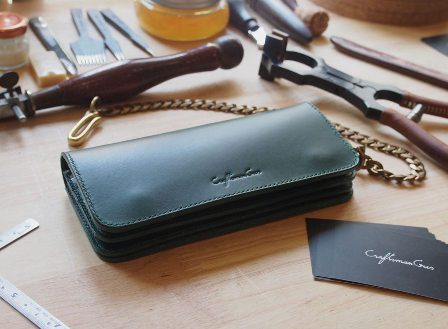 Leather Long Trucker Wallet Pattern