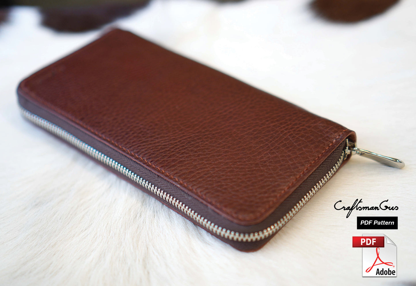 Long Zipper Wallet Pattern