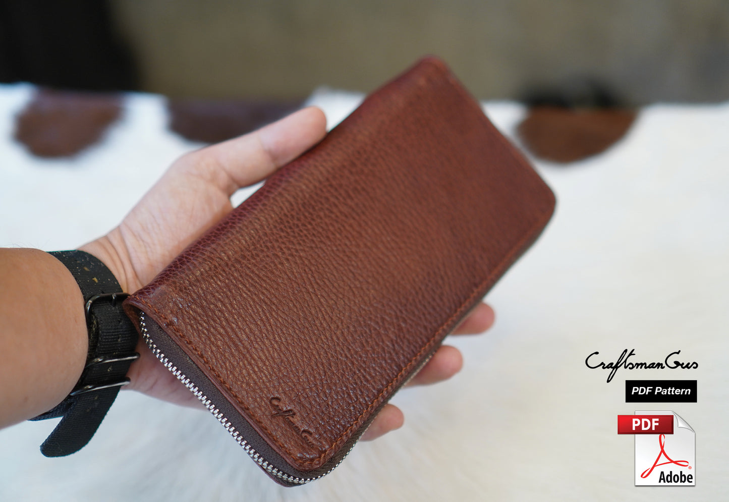 Long Zipper Wallet Pattern
