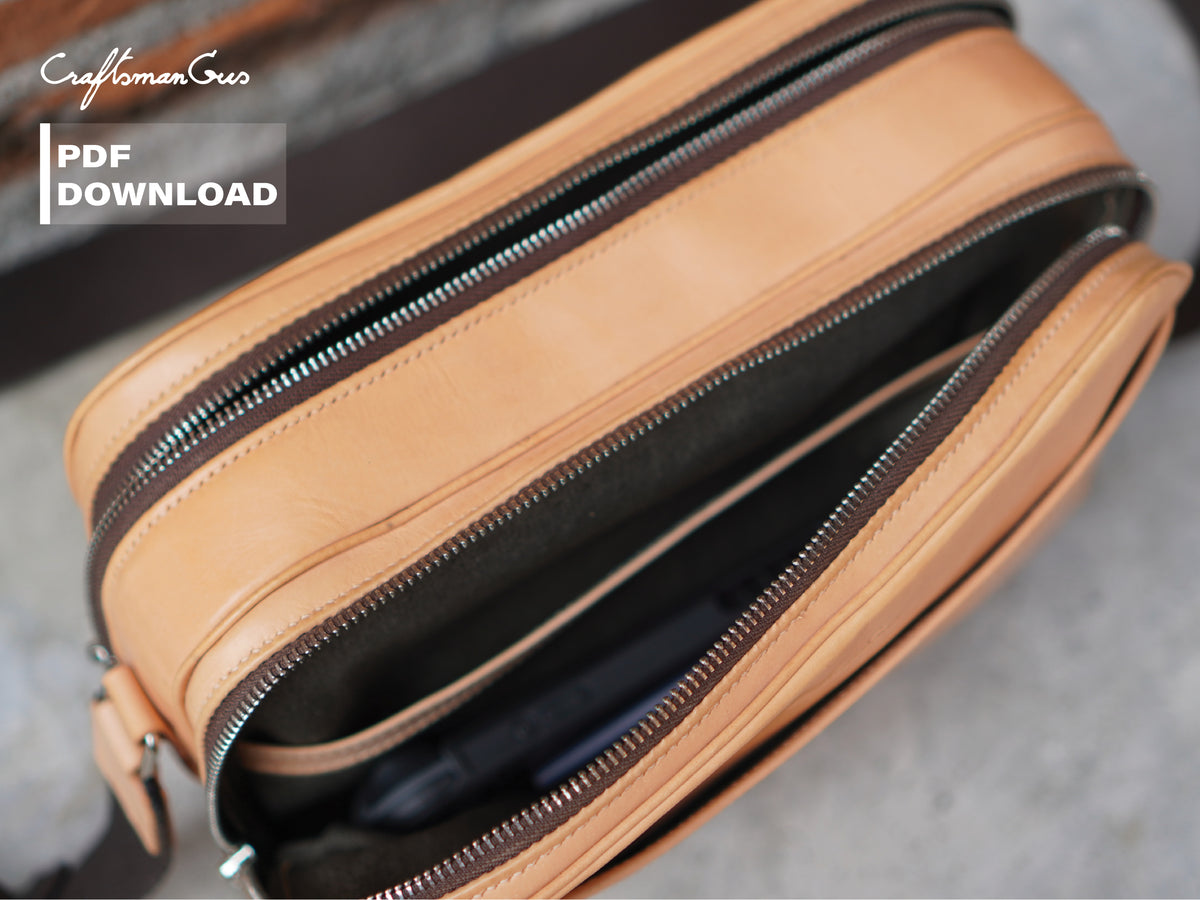 Porter Checker Pattern Porter Bag Pattern – Leather Bag Pattern