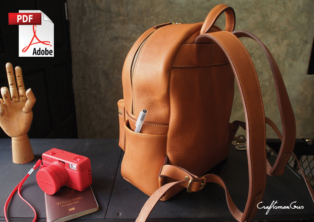 Leathe Backpack Pattern Leather Backpack Pattern – Leather Bag Pattern