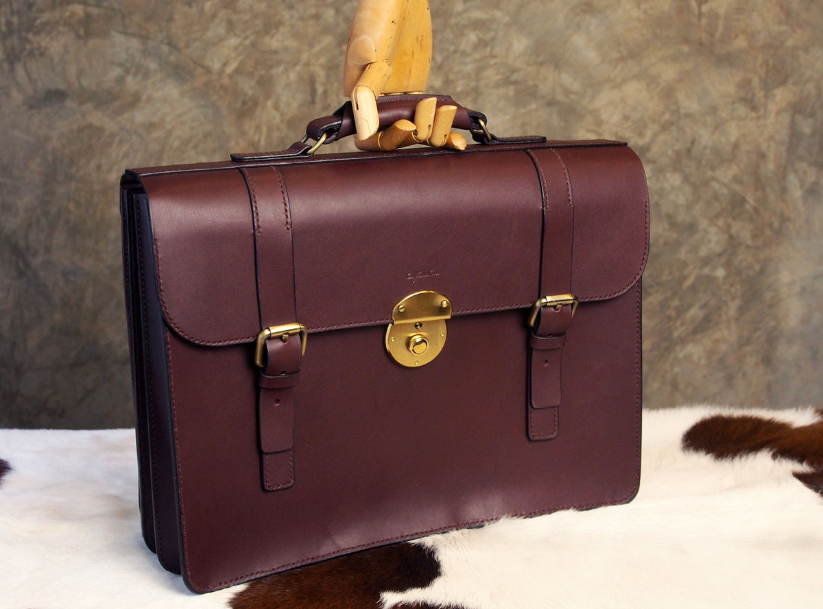 Triple Deck Briefcase Pattern – Leather Bag Pattern