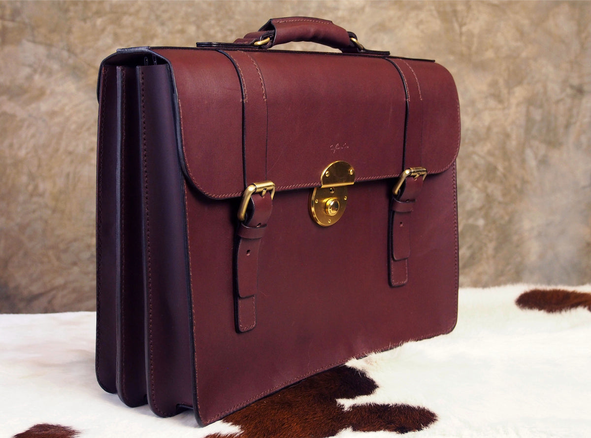 Triple Deck Briefcase Pattern – Leather Bag Pattern