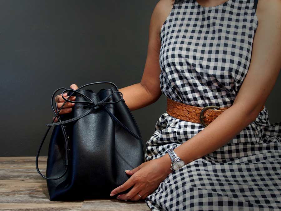 Leather Bucket Bag (Large) Pattern – Leather Bag Pattern
