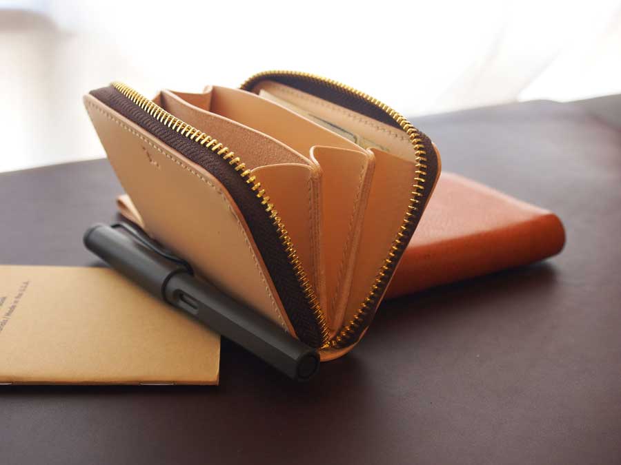 Leather Card Zipper Wallet Pattern