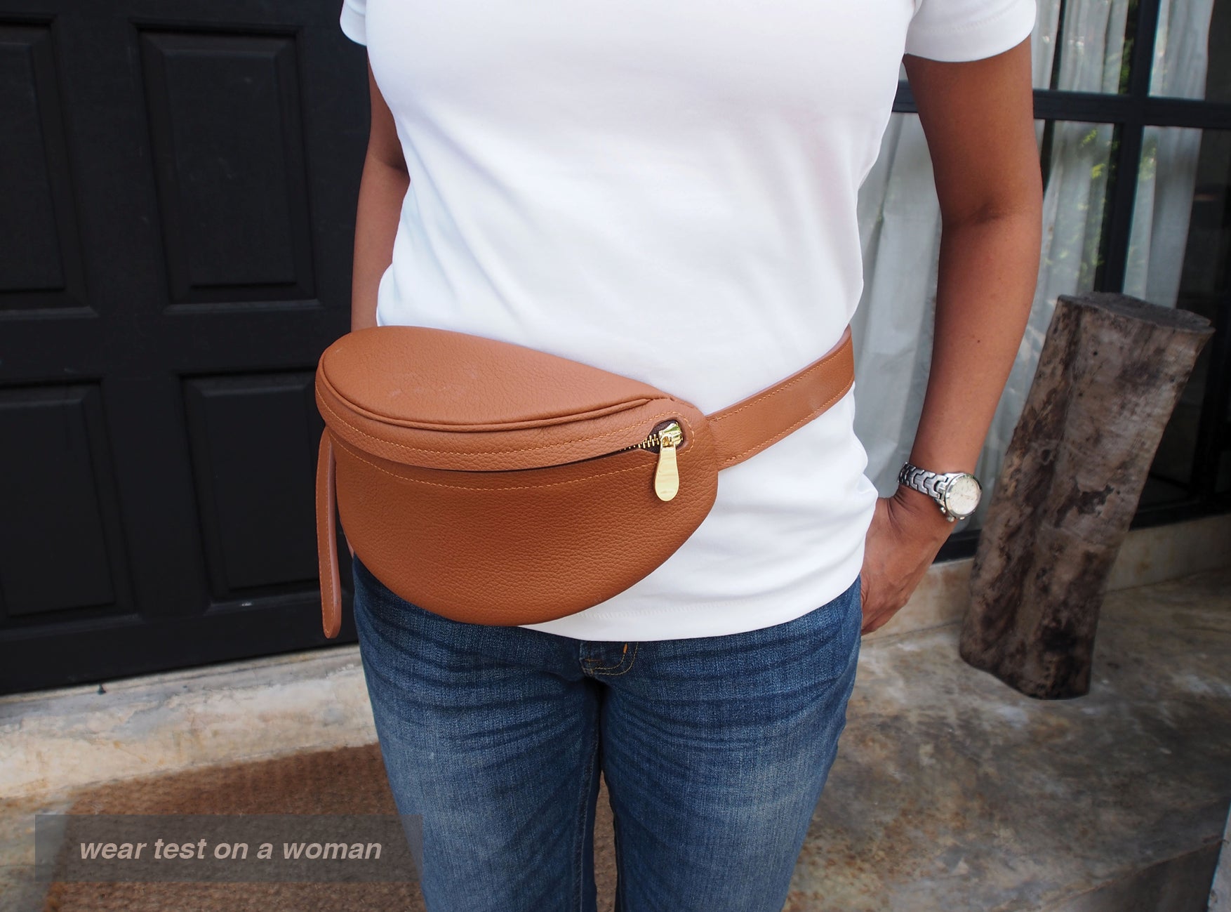 Fashion Quilting Pattern PU Leather Womens Belt Pack Money Bag Belt Waist  Bag Designer Bag