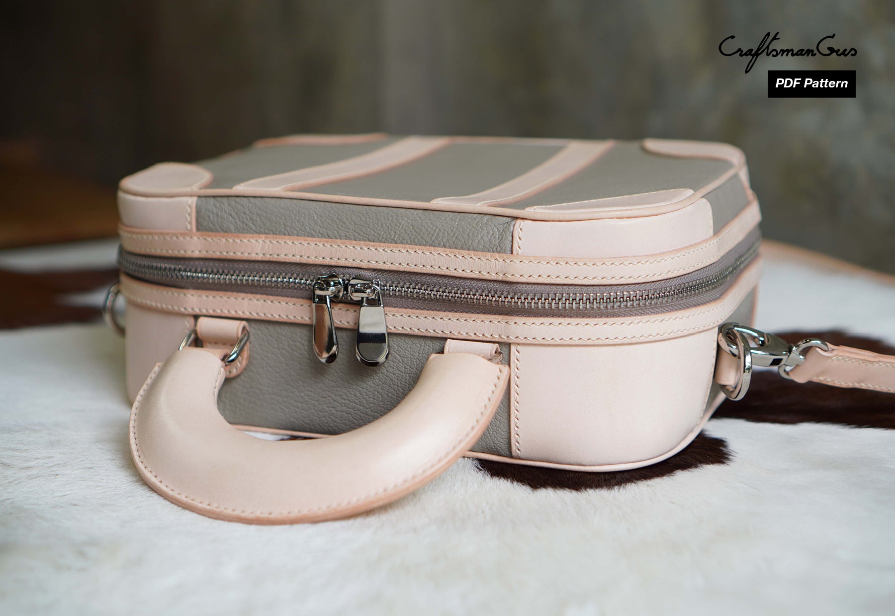 Luggage Pattern Mini Luggage Bag Pattern – Leather Bag Pattern