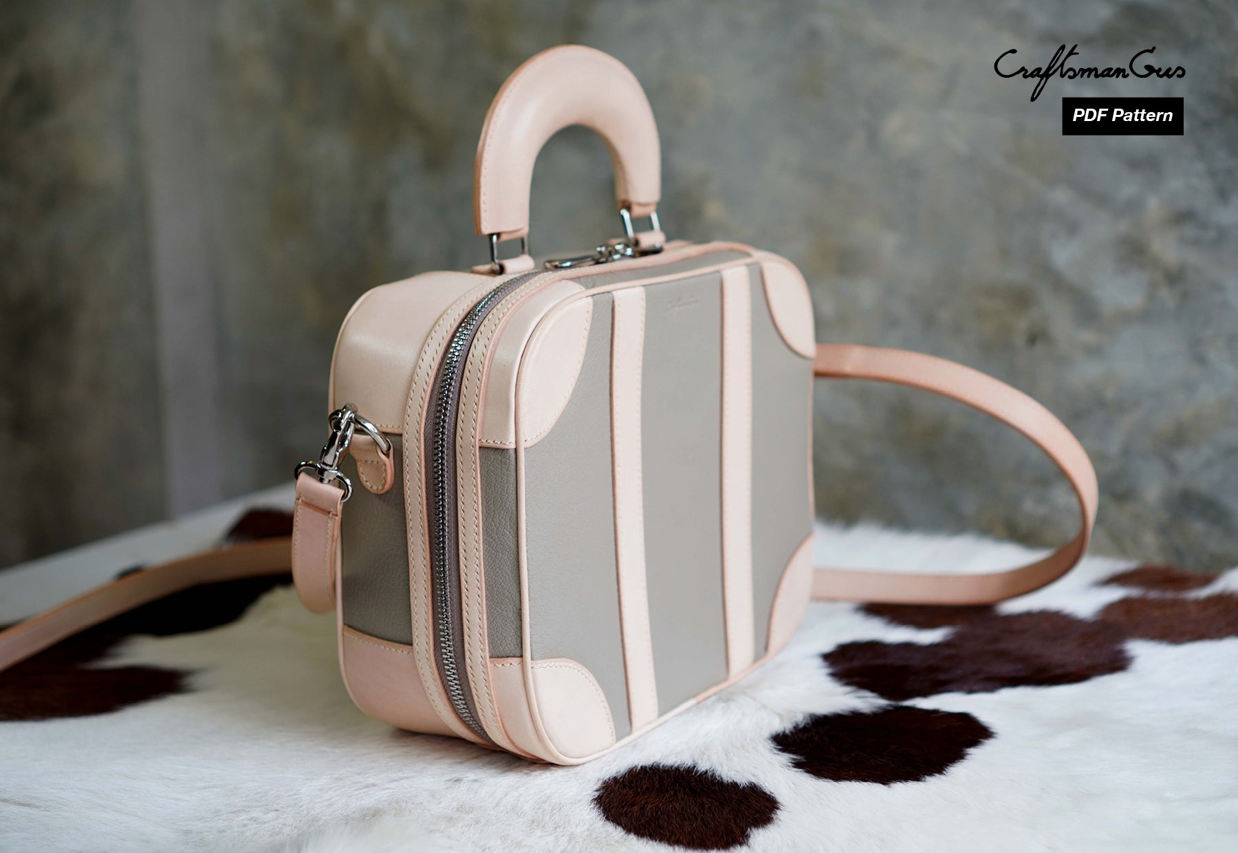 Mini Luggage Bag Pattern – Leather Bag Pattern