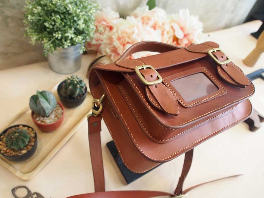 Leather Medium Satchel Pattern