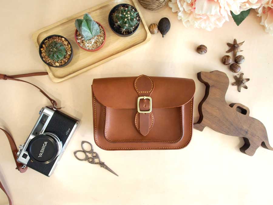 Leather Small Satchel Pattern