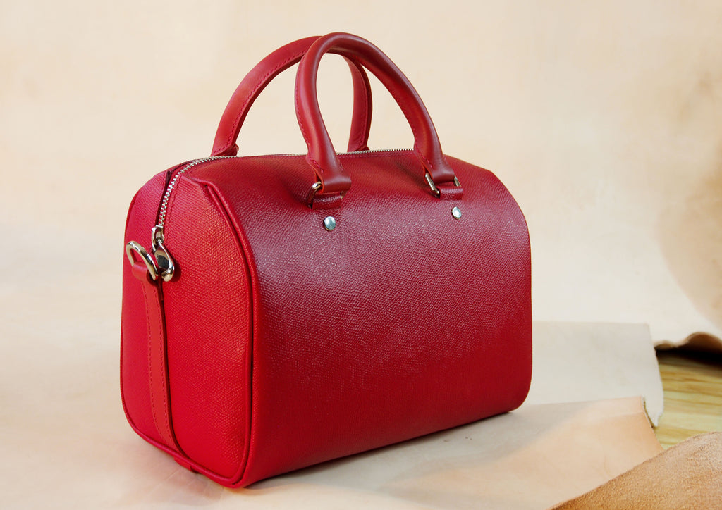 Leather Speedy Pattern/ Leather Boston Bag Pattern – Leather Bag Pattern